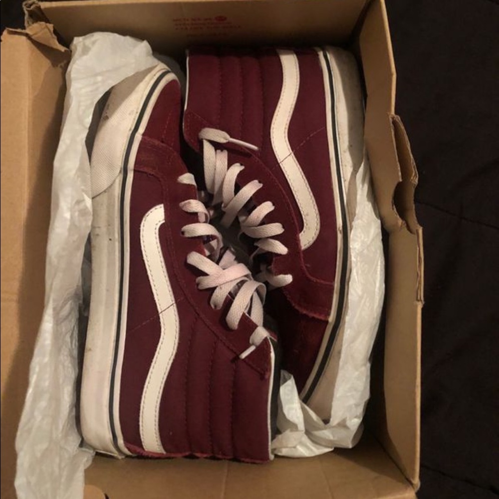 Windsor wine hightop vans